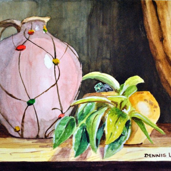 Paint a Vase Still Life in Watercolor