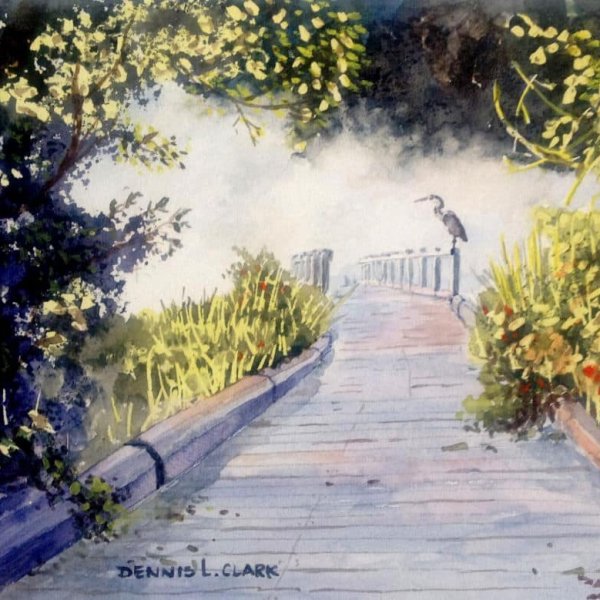 How to Paint Mist in Watercolour