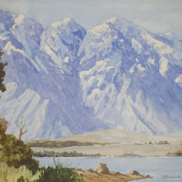 How to Paint Snowy Mountains in Watercolor
