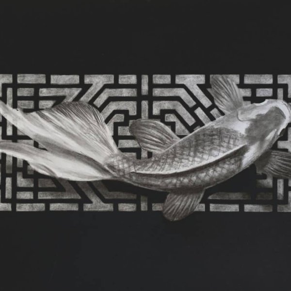 How to Draw a Koi Fish