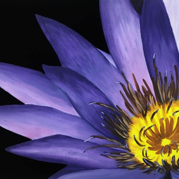 How to Paint a Water Lily in Oil