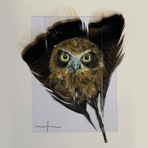How to Paint on Feathers