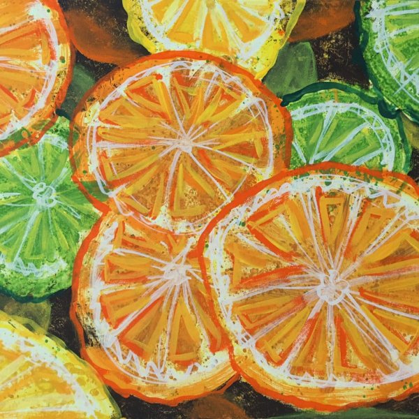 Impressionistic Fruit