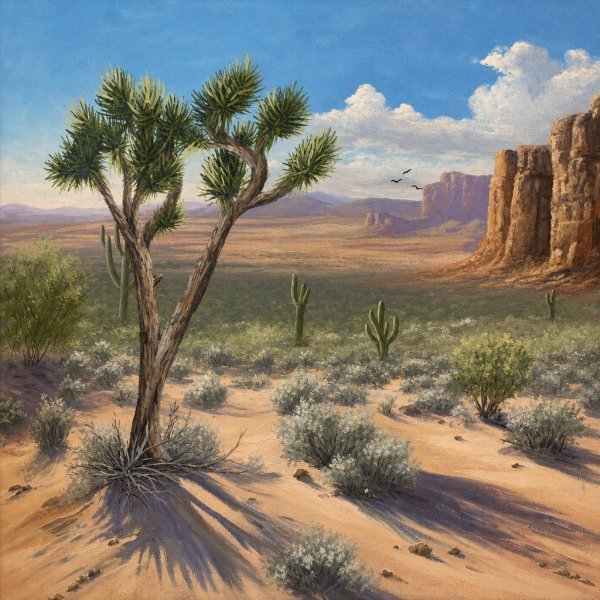 Painting a Desert Landscape in Oil